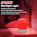Red Light Therapy Lamp for Sleep & Relaxation – 670nm Bedside Night Light with Touch Control, Dimmable LED Lamp for Bedroom | Cordless, Rechargeable, Portable Design for Travel & Home Use