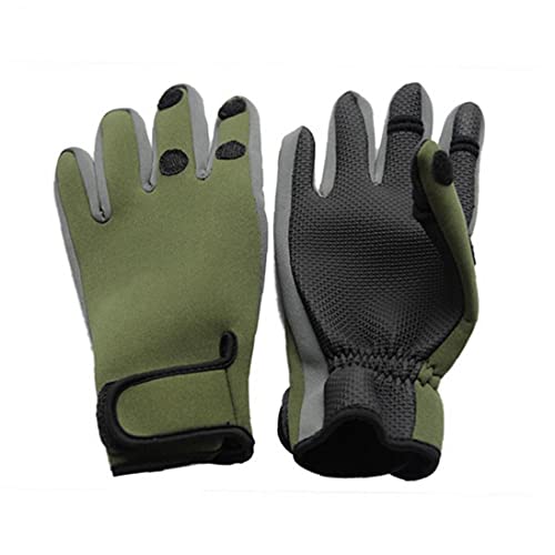 Winter Outdoor Handschoenen Vissen Handschoenen 3 Snijden Vingers Sporthandschoenen Waterdicht Winddicht Anti-slip…