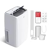 Alphaappliance 12,000 BTU Smart Air Conditioner with Heat, 4 Modes 3 Speeds Portable AC Unit with APP, Fast Heating/Cooling/Dehumidifier/Fan Mode/Remote Control/24Hrs Timer for Bedroom/Dorms/Office