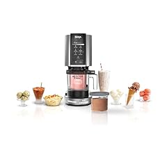 Ninja NC301 CREAMi Ice Cream Maker, for Gelato, Mix-ins, Milkshakes, Sorbet, Smoothie Bowls & More, 7 One-Touch Programs, w…