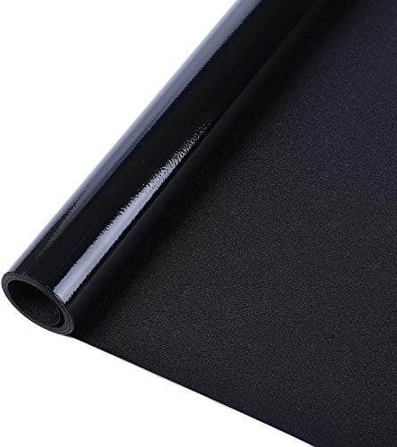 rabbitgoo Window Privacy Film, Frosted Blackout Glass Covering for Bathroom, Opaque Static Cling