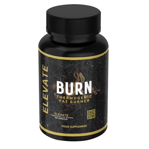 Elevate Supplements Burn Thermogenic Fat Burner, 150 Capsules | Weight Management Supplement for Men & Women | Supports Energy Metabolism, Focus & Craving Control for an Active Lifestyle | 30 Servings