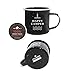 Journo Happy Camper Enamel Camping Mug - Black, 10 Oz (295 ml), Ecofriendly Outdoor Camper Mugs Ideal For Early Morning Coffee Or Cold Campfire Beer. (2 Custom Designs To Pick From Travel Co.) …