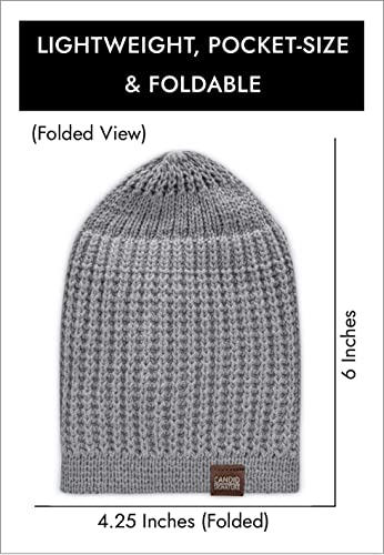 Image of Candid Signature Checkered Kufi Beanies for Men & Women Skull Cap - Cotton Skully, Running Cap & Helmet Liner