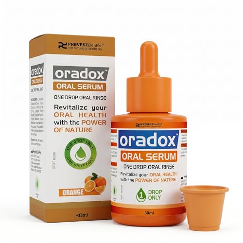 Image of Oral Serums - Transformative 1-Drop Oral Rinse Mouthwash for Optimal Oral Health - VEGAN, ORGANIC, GLUTEN-FREE (ORANGE)
