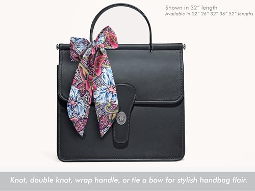 Liberty London Scarf - "Star Burst" Floral Skinny Scarf Headband, Handbag/Purse flair - Tana Lawn Cotton - Choose Length2