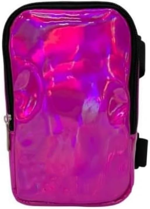 Generic Holographic Thigh Waist Pack with Adjustable Straps, Colourful Leg Bag for Women, Outdoor Hiking Travel Sport Use (Black) - Image 7
