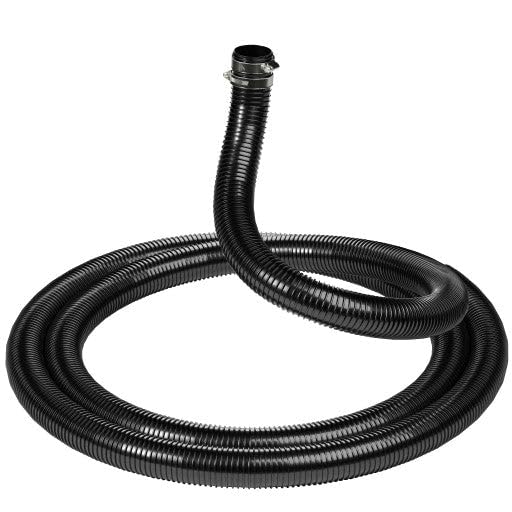 51mm 40 Metre + Clips Pond Hose Pipe Water Butt Corrugated Flexible PVC Garden for Fish Fountain Filter Pump Tubing