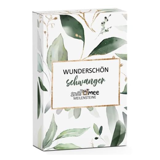 Meilensteinkarten Schwangerschaft | mit Gefühl-O-Meter | 40 Fotokarten