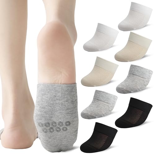 YFUNNLE 8 Pairs Toe Topper Socks