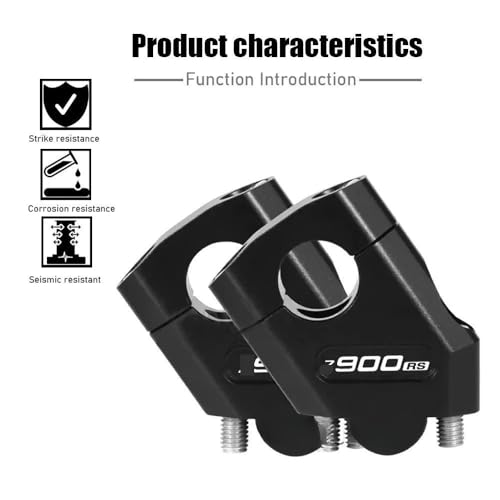 Extension manillar Z900RS abrazadera elevadora moto CNC soporte adaptador 7