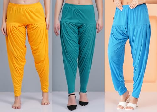 Image of Buy That Trendz Patiala Salwar for Women Relaxed Fit Viscose Patiyala Salwar Harem Bottom Pants