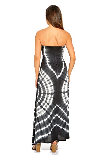 Image of Riviera Sun Maxi Summer Dress for Women Long Sundress with Removable Straps