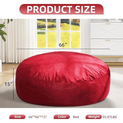 Image of Hobestluk Giant Bean Bag Chairs 6FT Oversized BeanBag Chair for Adult Jumbo