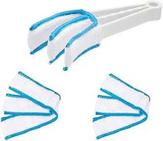 Amazon Basics Duster, 3-Pack, Blue&White