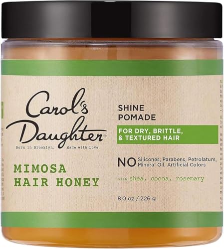Image of Carol's Daughter Mimosa Hair Honey Shine Pomade for Textured and Curly Hair - with Shea Butter & Rosemary Oil, 8 fl oz (Pack of 6)