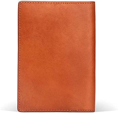 Kasper Maison Premium Leather RFID Passport Cover & Travel Wallet with Anti-theft RFID Blocking - British Tan 7 Kasper Maison Premium Leather RFID Passport Cover & Travel Wallet with Anti-theft RFID Blocking - British Tan