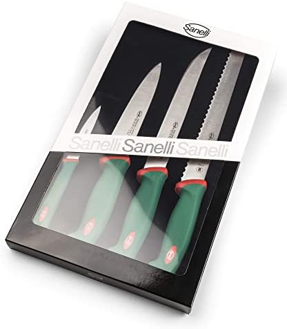 Sanelli 909604 Confezione Coltelli Chef 4 Pezzi