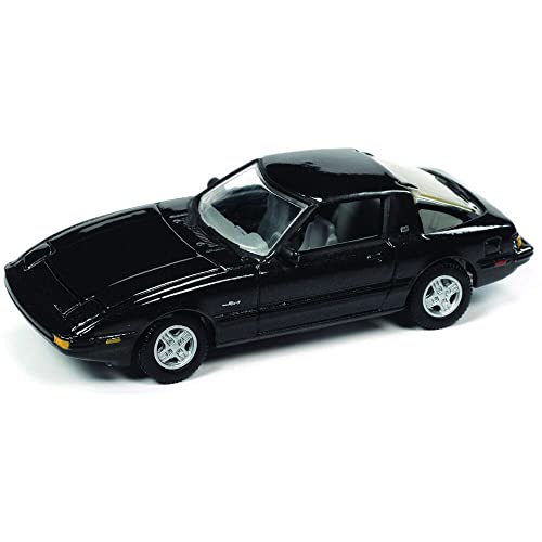 1982 Mazda RX-7 Tornado Silver Metallic Classic Gold Collection Series Limited Edition to 12480 Pieces Worldwide 1/64 Diecast Model Car by Johnny Lightning