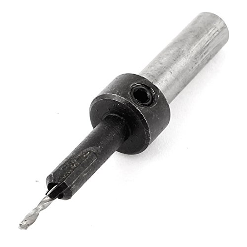Aexit Round Shank Hole Saws & Accessories Screw Tapered Countersink Drill Bit 1.8x6mm for Hole Saw Sets Woodworking Boring