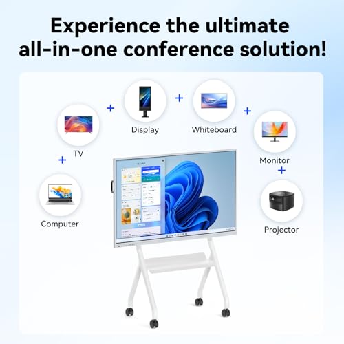 Image of 70 Inch 4k Smart Board Touch Screen Interactive whiteboard,40 Point Touch Digital whiteboard, Interactive whiteboard Display & Smart Board for Classroom and Office use,