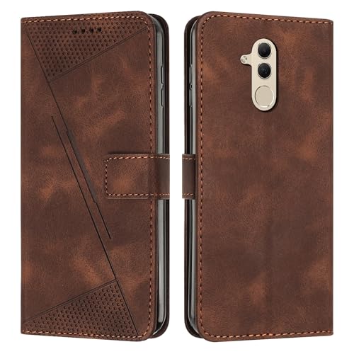 Protection Huawei Mate 20 Lite housse portefeuille marron avec fente carte