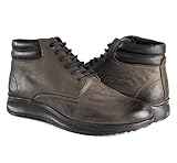 botines casual para hombres  Zerimar Botines Hombre Ultra Ligeros  Botines Caballero de Piel  Botines Casuales Hombre  Botas de Hombre  Botin Caballero Invierno  Botines de Cuero  Color Marron Talla 41