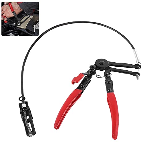 SCHYIDA Pince a Collier Durite 620mm Fil Flexible Longue Portée Pince de Serrage Flexible pour Tuyau de Voiture Pince Collier Autoserrant Pince a Collier de Serrage pour Tuyau Réparation de Voiture