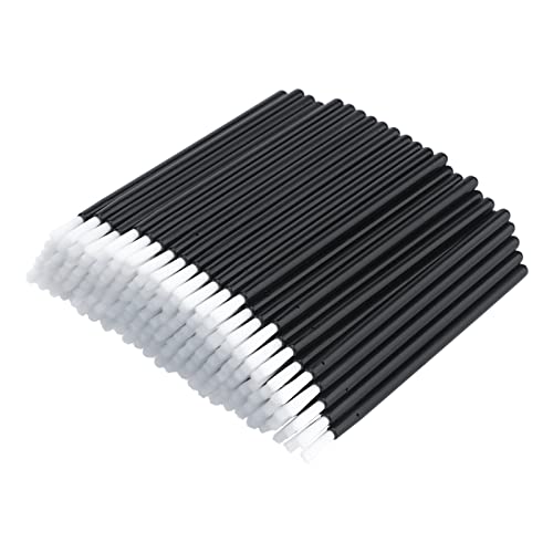 MAPVOLUT 120Pcs Micro Eyebrow Brush with Cap Brow Lamination Brush Spoolies for Brow Eyelash Brush Lash Filler & Lift And Tint Tools for Brows and Lashes Comb Extensions