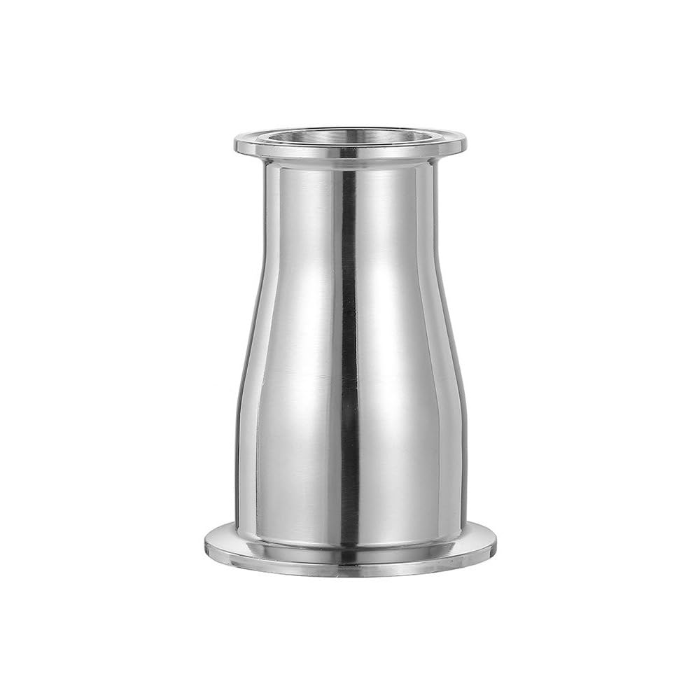 Reductor Concéntrico De Triple Abrazadera Sanitaria De Acero Inoxidable 304, Accesorio De Tubería De Brida De 1,5 "y 2", 1 Ud.(Pipe45mm-102mm)