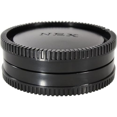 Image of MOSTOS - Body Cap & Camera Rear Lens Cap Combo for Sony E-Mount NEX Cameras A7II,III A7R III A9 A7 A7R A7S A6500 A6300 A6000 A55 A65 A77 A99 A900 A700 A580 A560 NEX-7