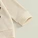Baby Boy Fall Clothes Set Long Sleeve Crewneck Sweatshirts Pants Infant Newborn Waffle Outfits 6 12 18 24 Months 2T (Mama Boy Beige, 12-18 Months)