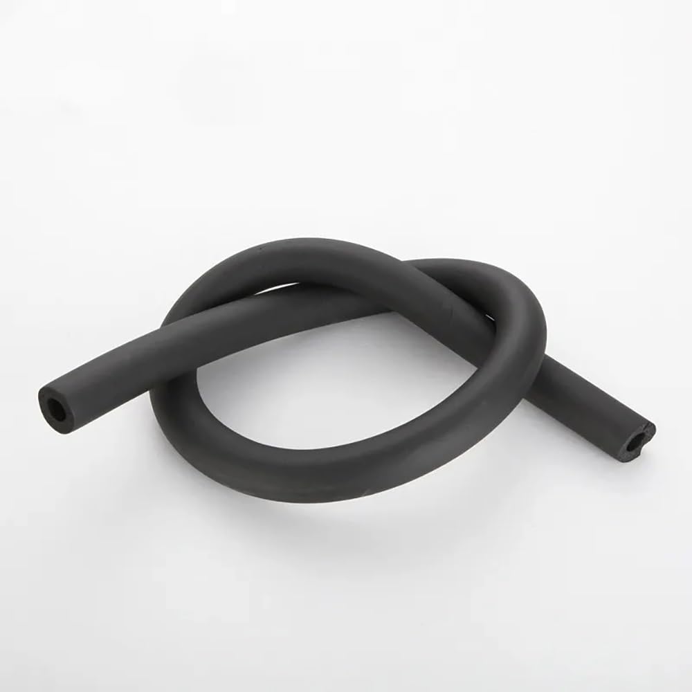 Tubo de espuma aislante, Tubo de aislamiento espuma PPR, 1,8 M, negro, 9mm, for tubos ID 6-60mm(ID 22mm)