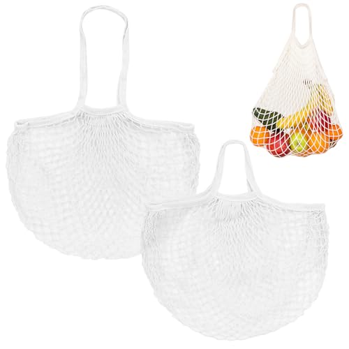 White Net Tote Bag