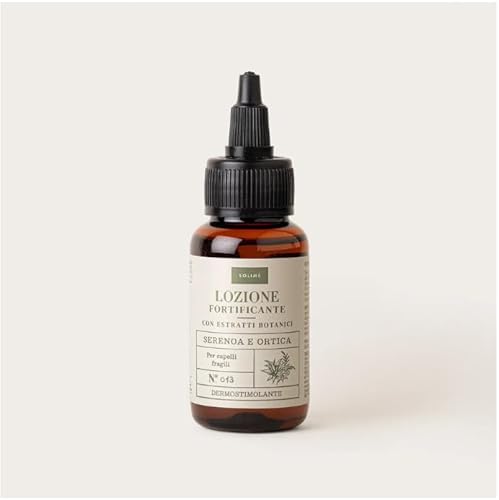 Solimè - Lozione fortificante per capelli alla Serenoa e Ortica per capelli fragili, indeboliti o con tendenza alla caduta - 50 ml