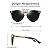 Dollger Skull Sunglasses Women Fashion Cat Eye Sunglasses UV400 Protection Rimless Frame and Full Frame Sunglasses