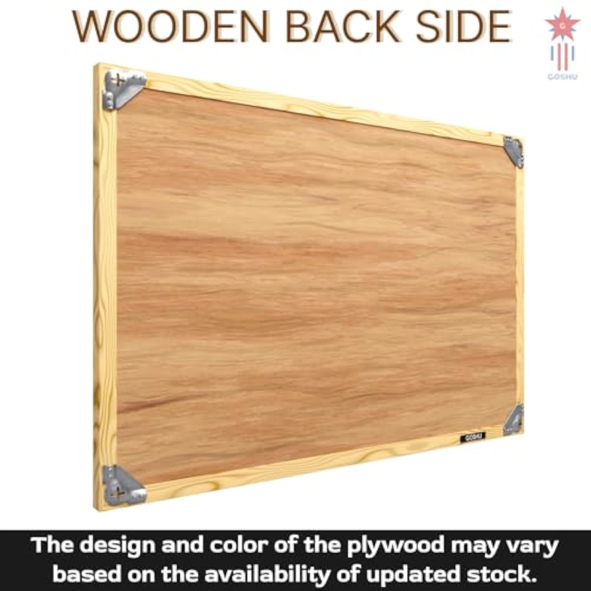 Natural Wooden Frame Pin-up Board for Office