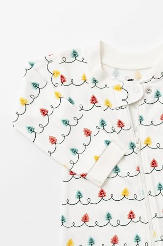 Image of MONICA + ANDY One Piece Baby Pajamas, 100% Organic Baby Clothes for Girls and Boys, Sizes For Newborn and Infant