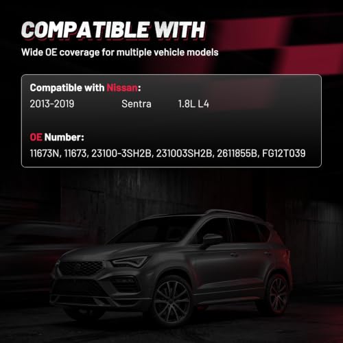 Image of BDFHYK 11673 Alternator Compatible with Nissan Sentra 1.8L l4 2013-2019