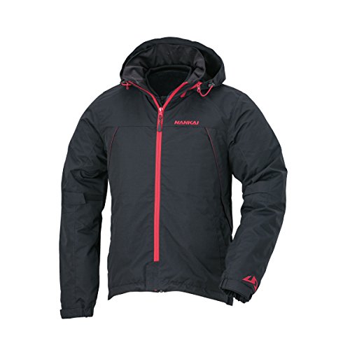 Amazon | [南海部品] ナンカイ カジュアルパーカージャケット BK/RD