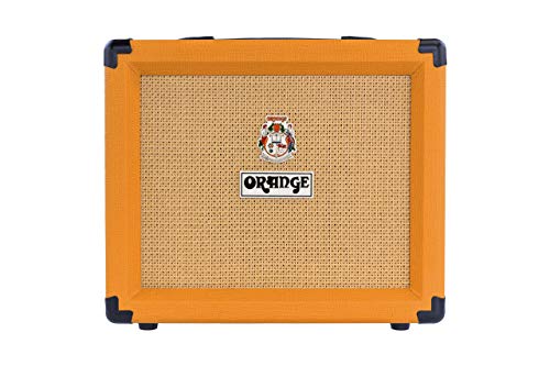 Orange Amps Crush 20 Combo Amplifier For Guitars (Orange) Bundle With Blucoil 10-Ft Straight Instrument Cable (1/4In), 2-Pack Of Pedal Patch Cables, And 4-Pack Of Celluloid Guitar Picks #TOP1