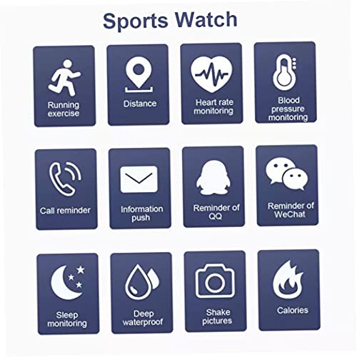 SunaOmni Smart Watch Wireless Smart Bracelet 116Plus Phone Fitness Watch Waterfof Blutdruck Test für Männer Frauen Red Smartwatches - Image 6