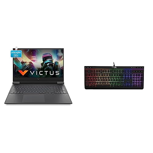 Image of HP Victus Gaming Laptop 11th Gen Intel Core i5-11400H16.1 inch(40.9 cm) FHD IPS Gaming Laptop & HyperX Alloy Core RGB - Membrane Gaming Keyboard