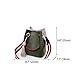 Imagen de DEERWORD Mujer Bolsos de Mano Casual Bandolera Marca Mediano Totes Antirrobo Hombro Italianos PU Cuero 5383 1 piezas Verde
