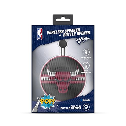 SOAR NBA Bluetooth Bottle Opener Speaker, Chicago Bulls - image 2
