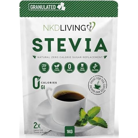 NKD Living Stevia Sweetener Granules - 1kg Cover