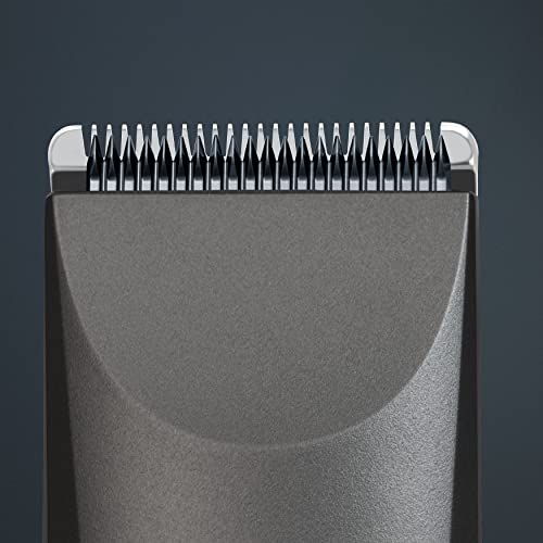 Image of OLOV Electric Body Hair Trimmer - Groin Trimmer for Men - Bikini Trimmer Women - Wet /Dry Shaver Groomer, Replaceable Ceramic Blade Heads, USB Recharge Dock, Waterproof Hygiene Razor, Grey