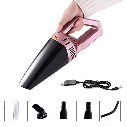 Schnurloser Staubsauger 120w 12V Tragbarer kabelloser kabelloser Handstaubsauger USB Wiederaufladbarer Nasser trockener Staubsammler Voiture for Home