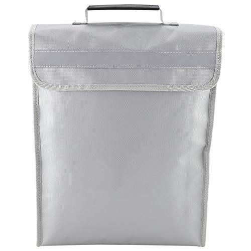 1Pc Bolsa de Documentos ignífugos, Resistente al Fuego y al Agua Caja...