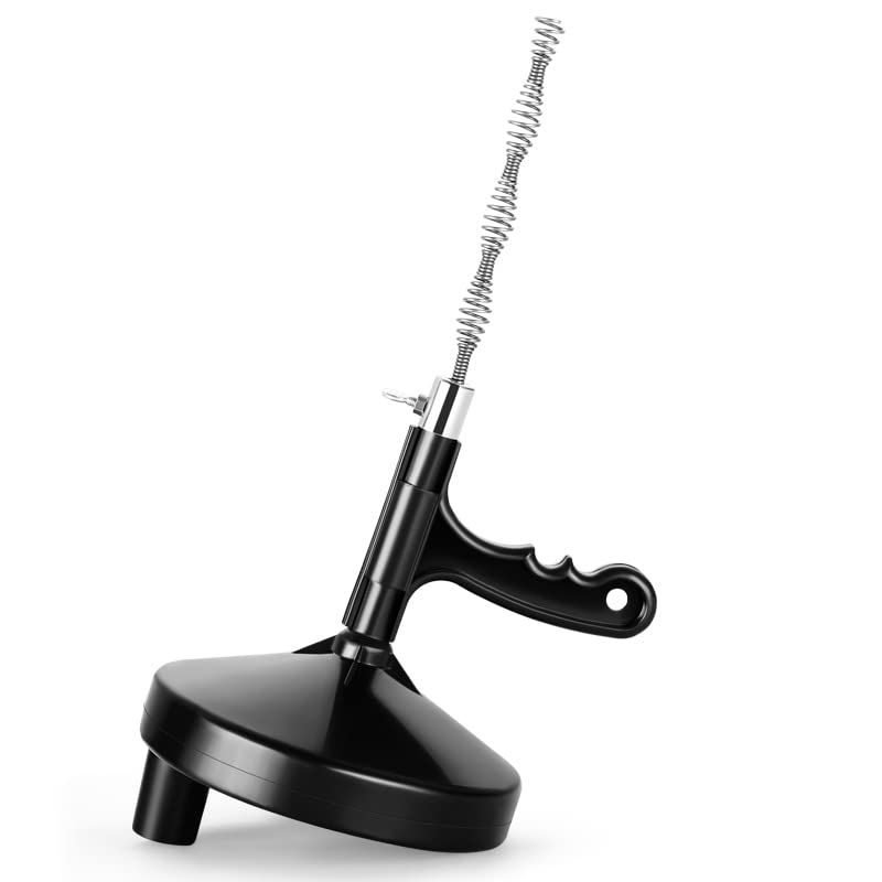 Cocina Inodoro Alcantarillado Bloqueo Herramienta de Mano Tubería Draga Drenajes Dragado Taladro Extensible 10 Metros Color Negro Perfection